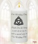 Trinity Knot Silver Wedding Favour (White) - Click to Zoom