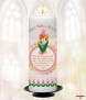 Tulips Get Well Soon Personalised Candle - Click to Zoom