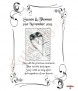 Ring Heart Silhourette Silver Wedding Candles (White) - Click to Zoom