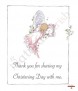 Baby Girl Church Window Christening Favour (White) - Click to Zoom