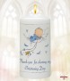Feather Baby Blue Christening Favour (White) - Click to Zoom