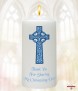 Holy Cross Blue Christening Favour (White) - Click to Zoom