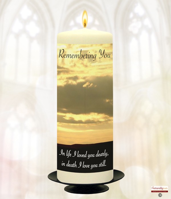 Remembrance Candle Sunset