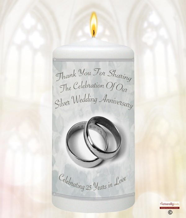 Silver 25th outlet anniversary rings