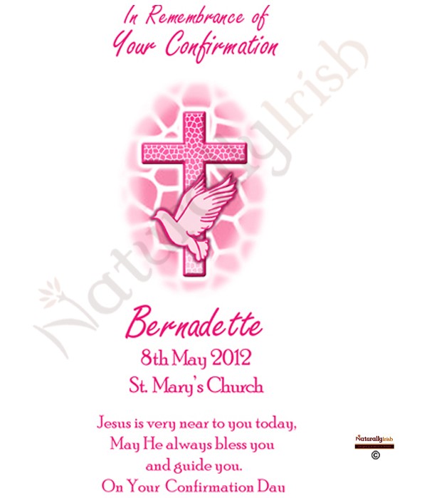 confirmation a use code and » Confirmation Dove Naturally Candle Pink Irish Cross confirmation a use code and » Confirmation Dove Naturally Candle Pink Irish Cross