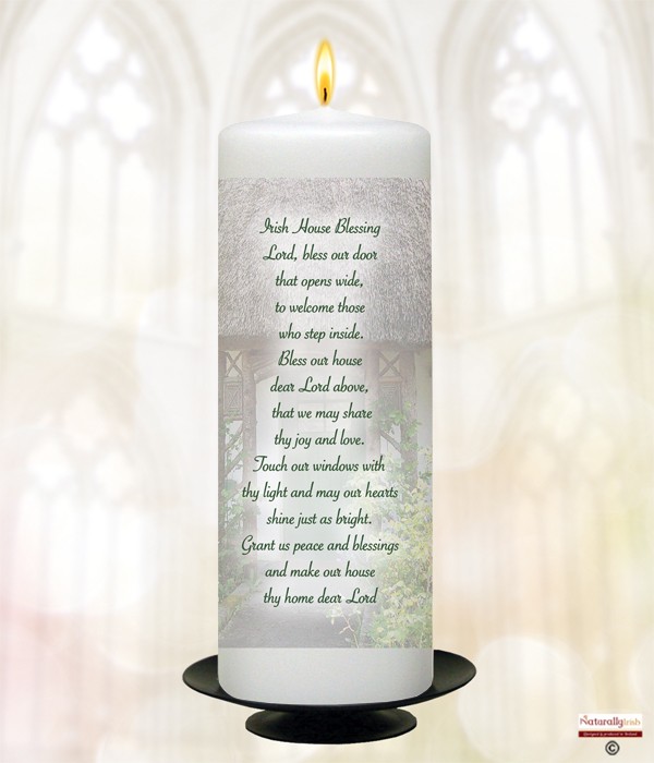 House Blessing New Home Candle » Naturally Irish