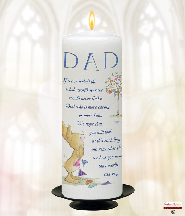 Bunny & Flag Tree Candle