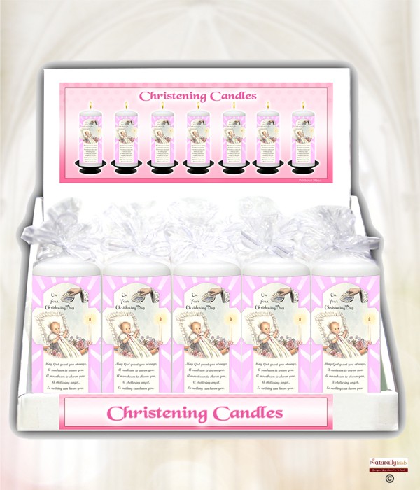 Candle Christening, Personalised Christening Candles, candles for all accasions. » Naturally Irish