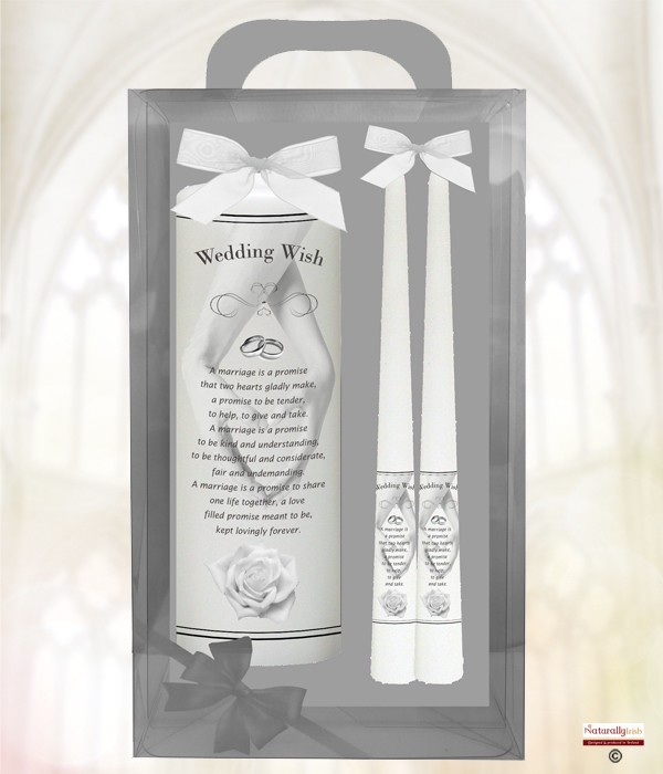 Hand of Love Silver Wedding Boxed Set (Ivory/White)