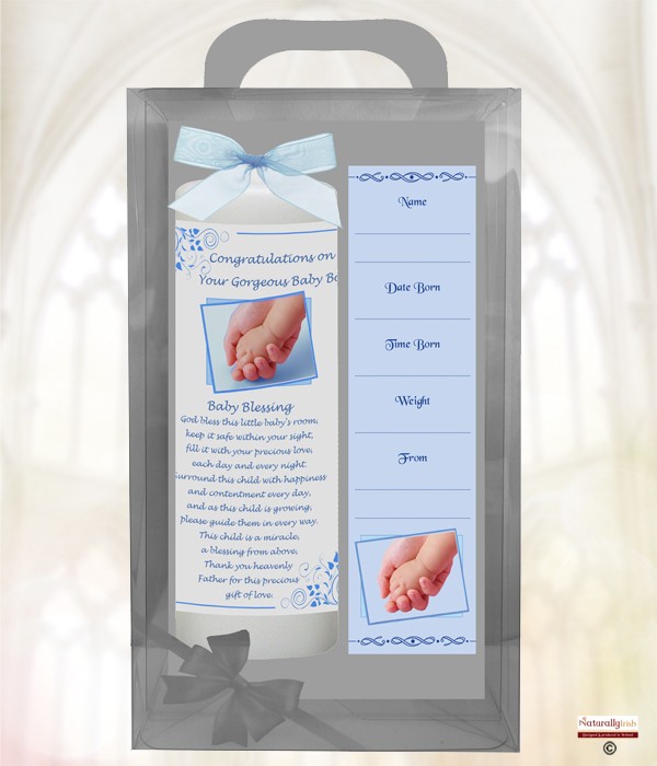 New Baby - Hand To Hand Blue