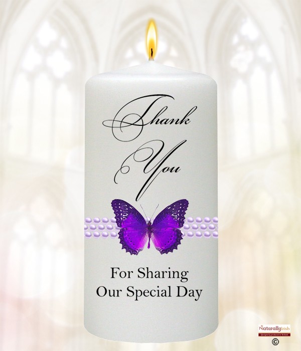 Butterflies & Pearls Purple Favour