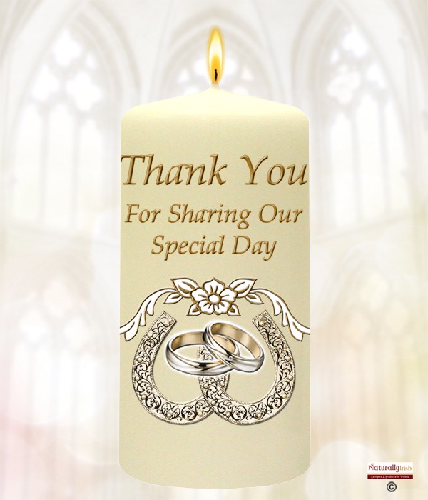Horseshoes & Rings Gold Favour