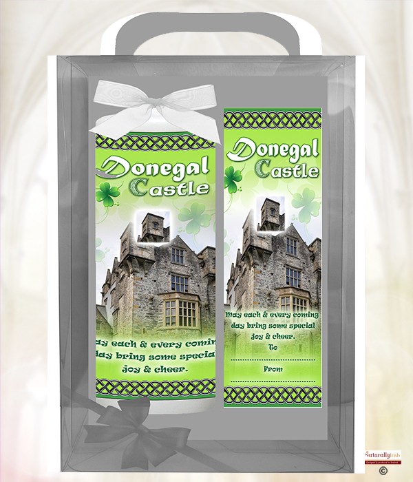 Irish Castles - Donegal - 6inch White Candle