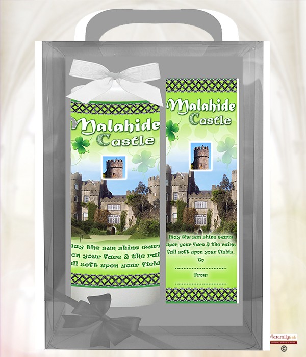 Irish Castles - Malahide - 6inch White Candle