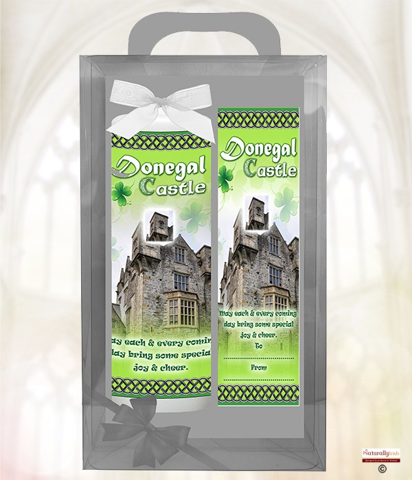 Irish Castles - Donegal - 9inch White Candle