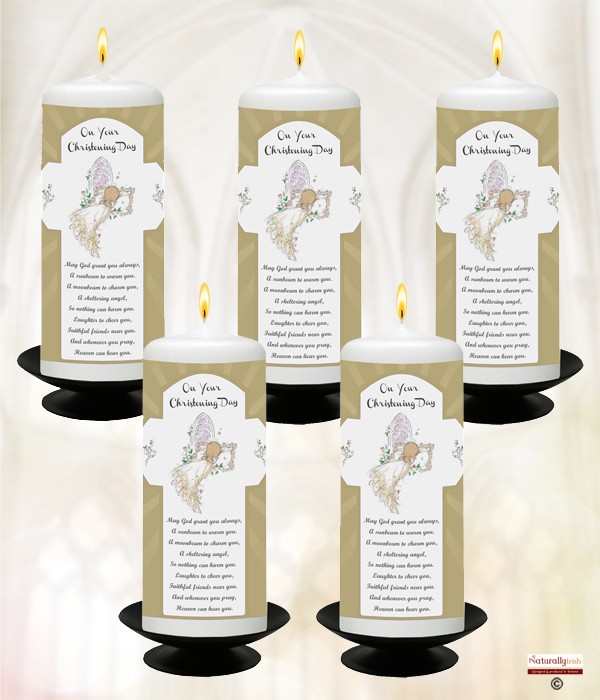 Christening Church Window Gold Mixed Box of 20