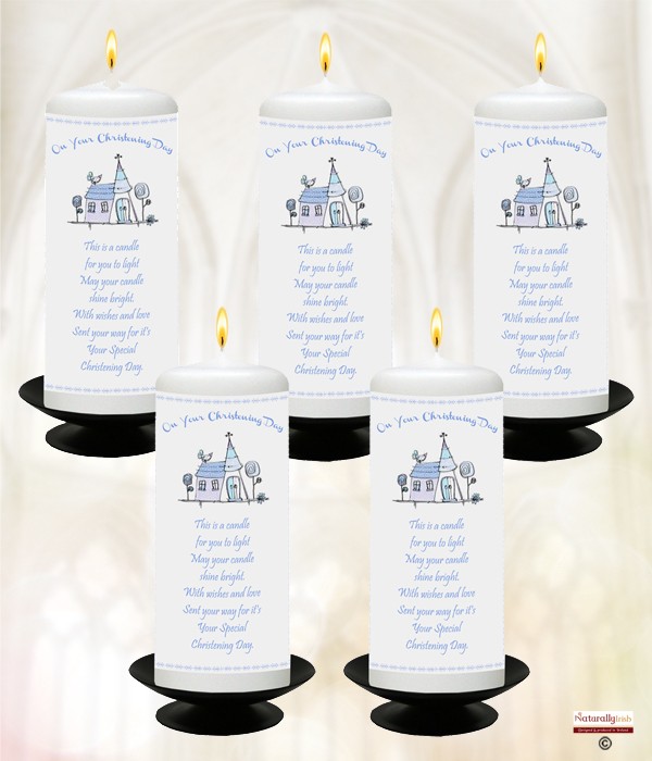 Christening Church Blue Mixed Box of 20