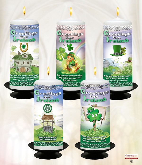 Irish Theme 4 Leaf Clover Range Mixed Box of 20