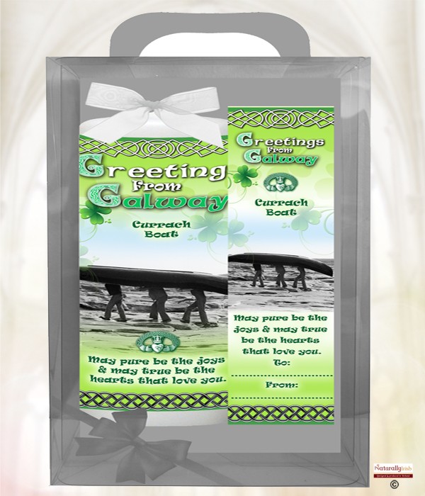 Irish Galway - Currack - 6inch White Candle