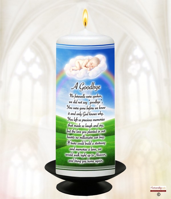 A Goodbye Angel Remembrance Candle 6inch