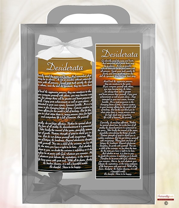 Desiderata Remembrance Candle 6inch