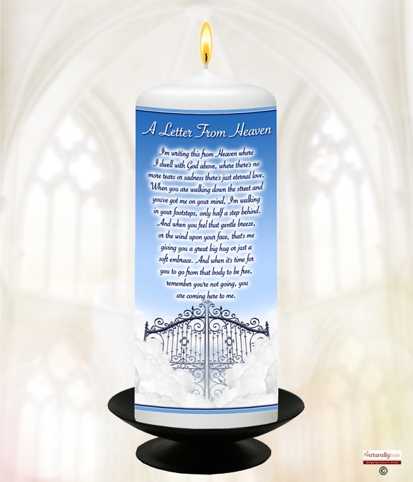 Heavens Gates  Remembrance Candle 6inch