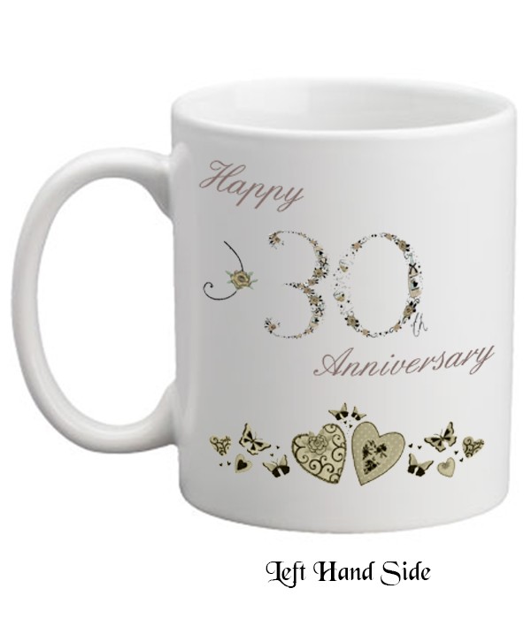 30th Anniversary Personalised Mug