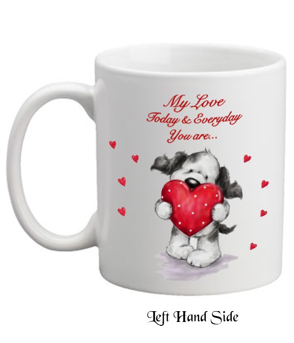 Valentines My Love Personalised Mug