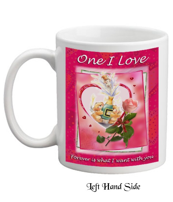 Valentines One I Love Personalised Mug