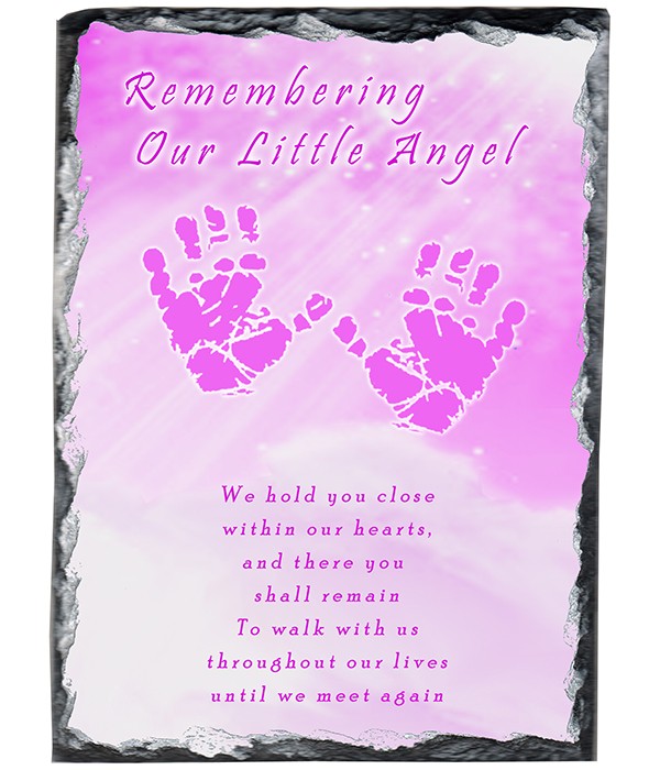 Butterfly Remembrance Slate & Plate