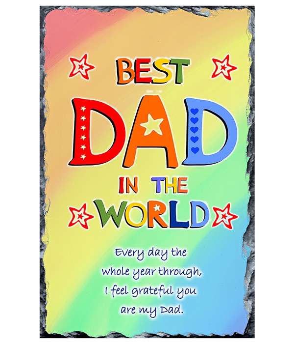 Best Dad in the World Slate