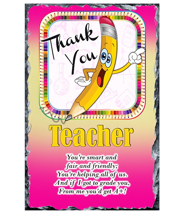 Thank You Teacher - Pencil Slate