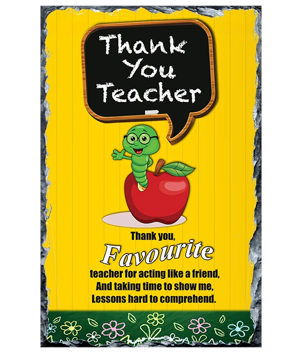 Thank You Teacher - Favourite Slate
