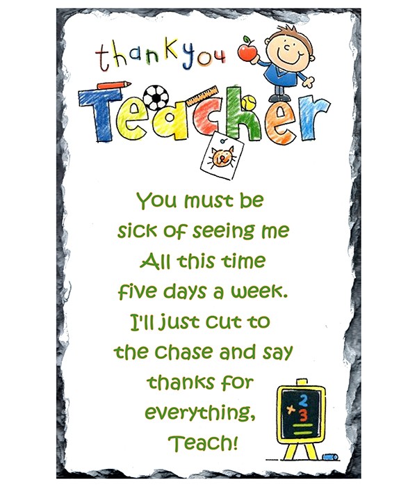 Thank You Teacher - The Imp Slate