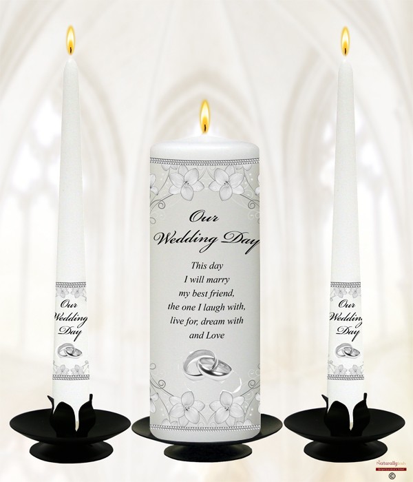 Exquisite Flowers & Silver Rings on Ivory or White