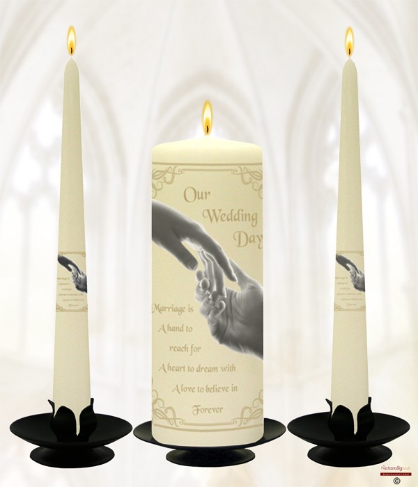 Hand to Hand Gold on Ivory or White