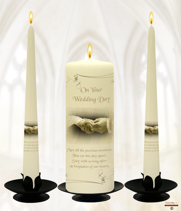 With These Rings Gold on Ivory or White