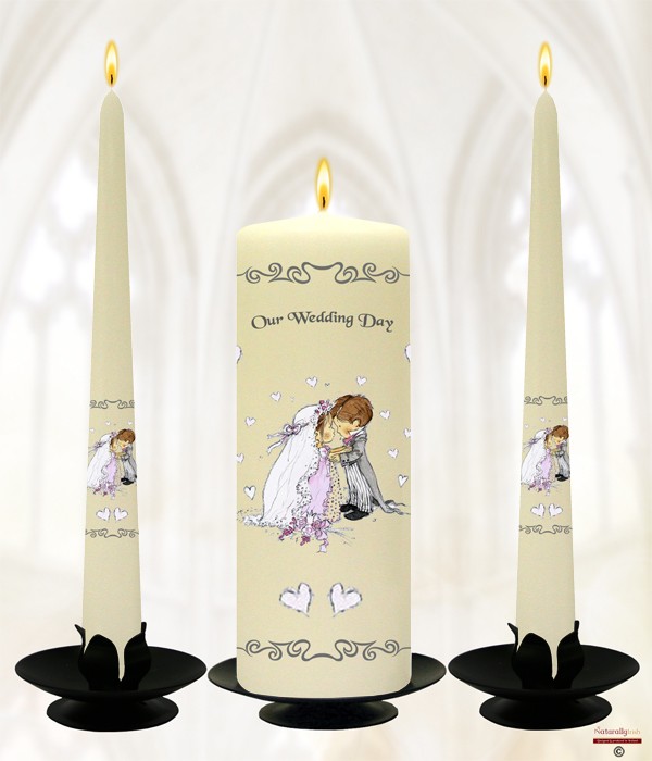 Mr & Mrs 1st Kiss on Ivory or White