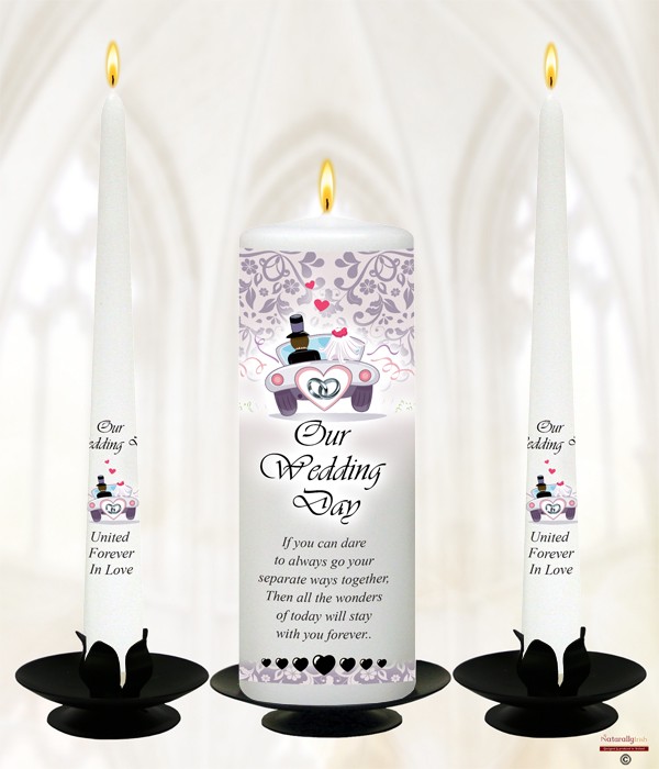 Just Married Silver on Ivory or White