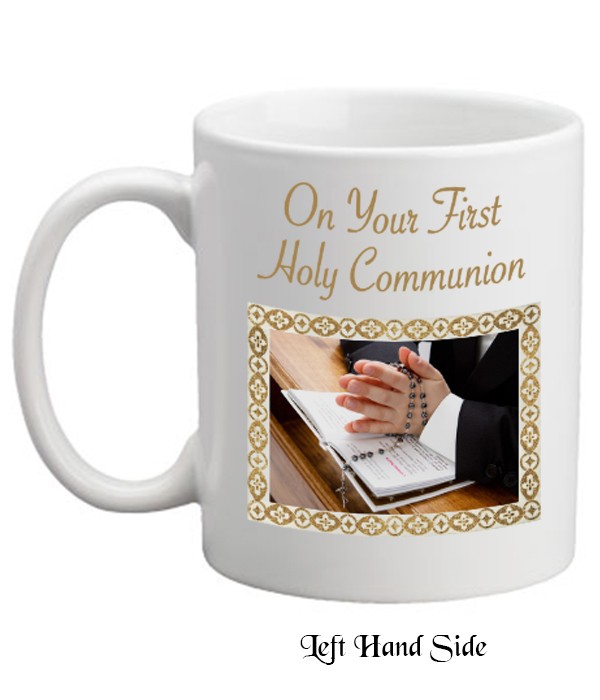 Hands and Bible Boy Communion