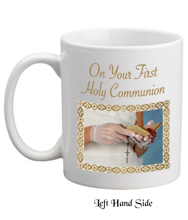 Hands and Bible Girl Communion