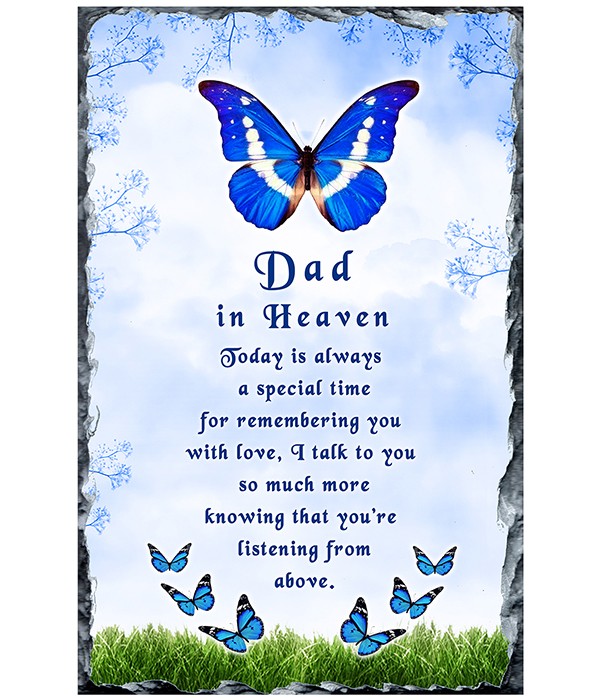 Remembrance Slate Blue Butterfly