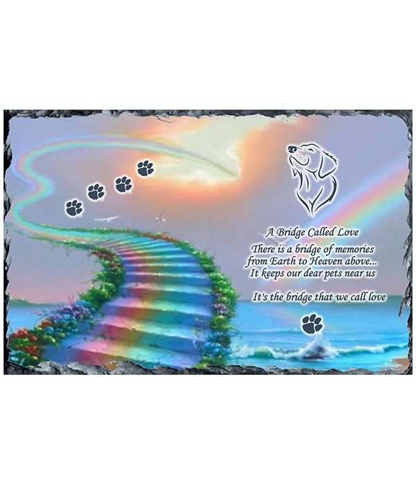 Remembrance Slate Stairway & Paws DOG