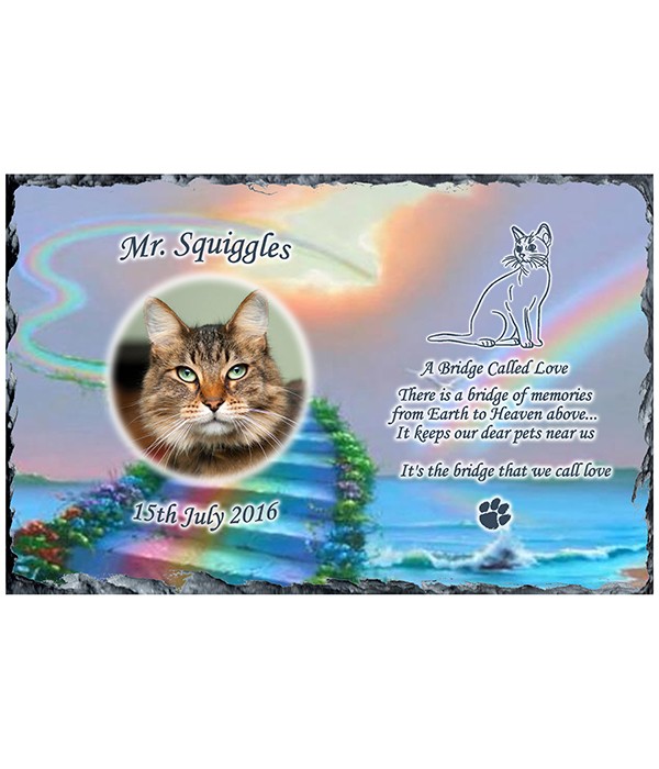Remembrance Stairway & Paws CAT Slate