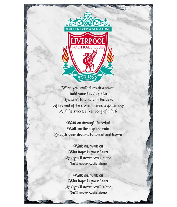 Remembrance Liverpool Crest  Slate