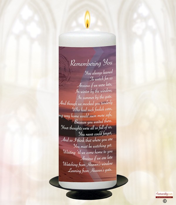 Beach Remembrance Candle
