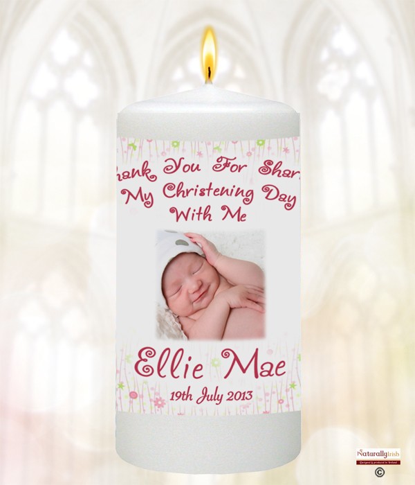 All Things Nice & Photo Pink Favour Candle