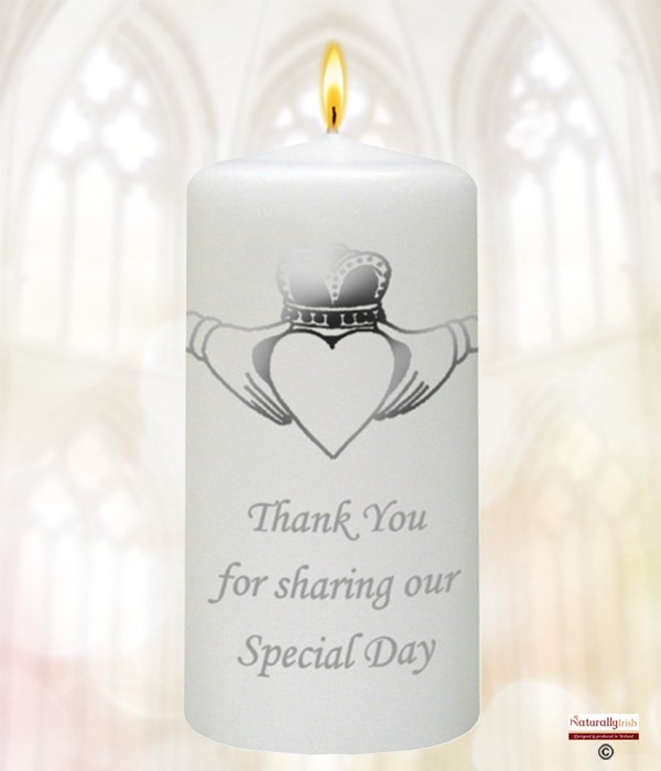 Claddagh Heart Wedding Favour (White)