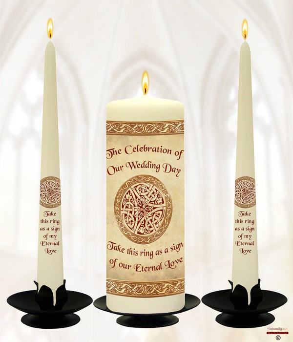 Irish unity candle hot sale