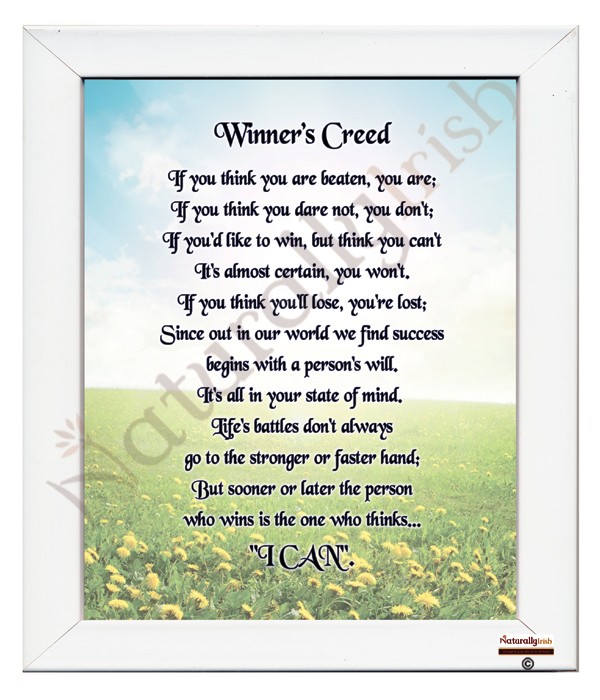 Winners Creed RM Frame